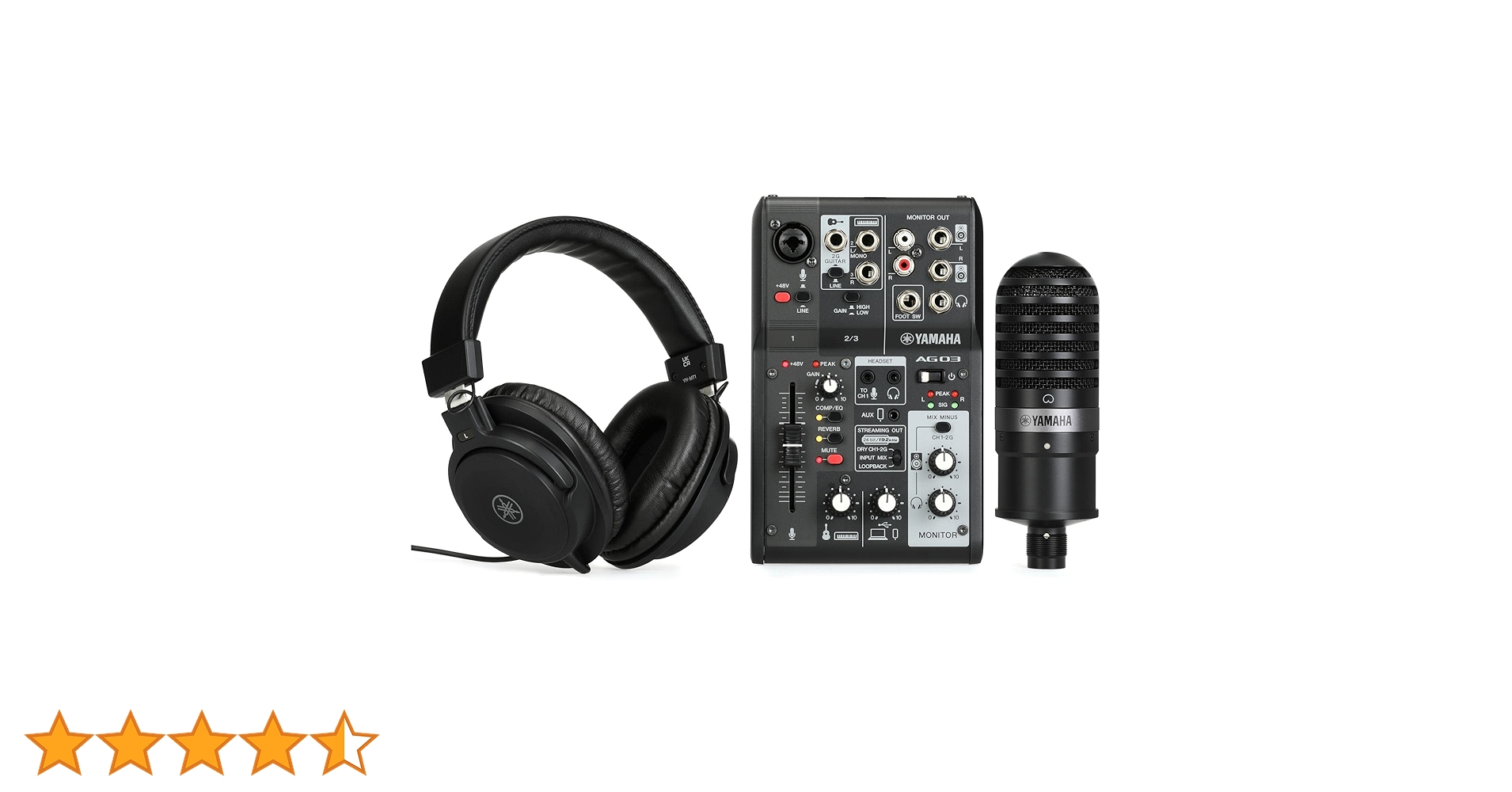 YAMAHAミキサー ブラック AG03MK2 B YAMAHA ( ヤマハ ) AG03MK2 B 3ch ウェブキャスティングミキサー
